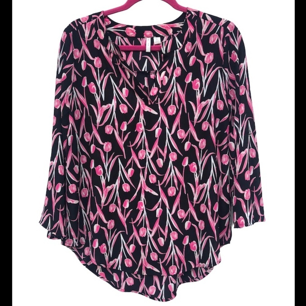 Cato Est. 1946 Floral Tulip blouse S